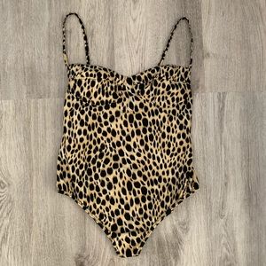 Leopard print bodysuit from Motel Rocks